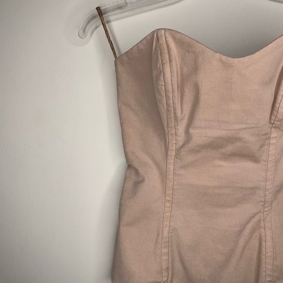 French Connection Ribbed Strapless Corset - Picture 2 of 4